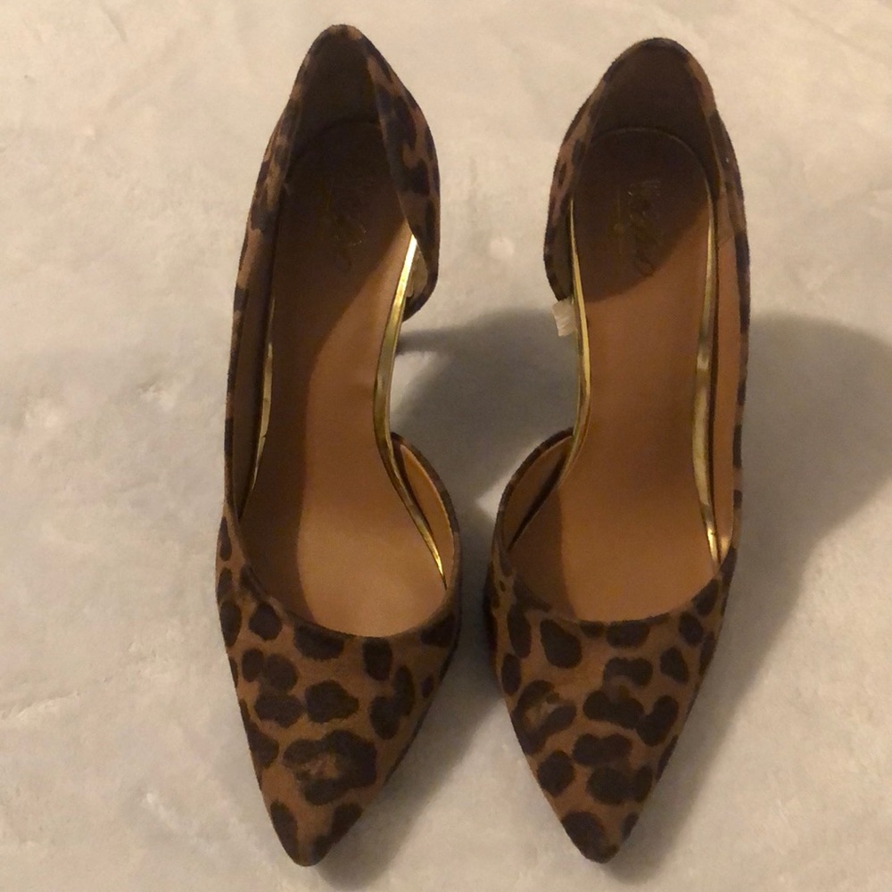 Cheetah print heels